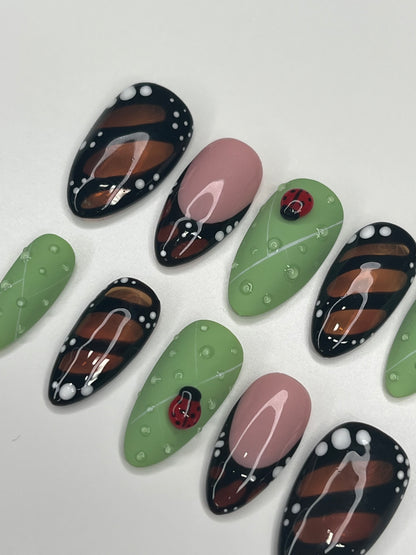 Butterfly Wings and Lady Bugs