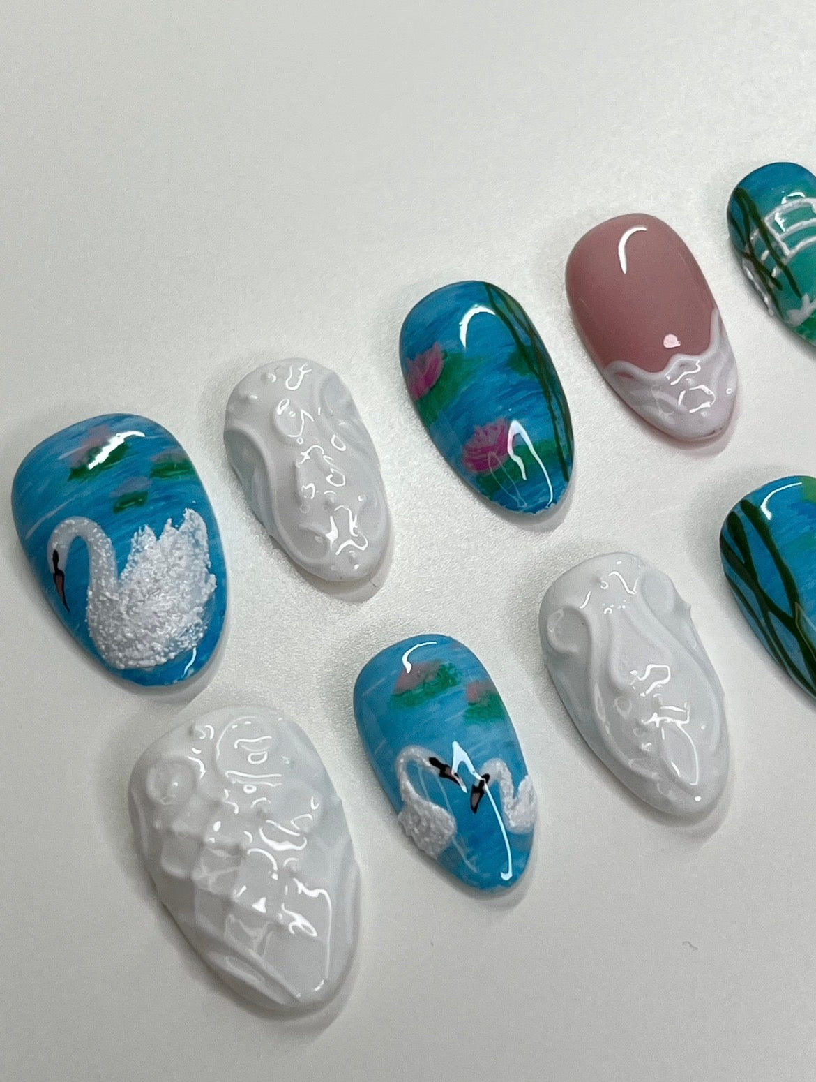 Monet Ceramic Swan